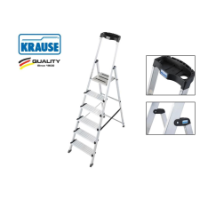 KRAUSE Alu lépcsőfokos állólétra 1x 6 Fokos Sepuro - MONTO- (127242) létra és állvány