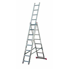 KRAUSE CORDA Sokcélú létra lépcsőfunkcióval 3x6 fokos (033369) létra és állvány