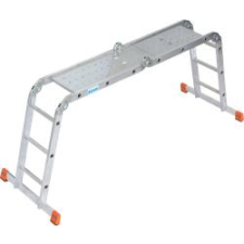 KRAUSE Monto MultiMatic létrafokon univerzális csuklós létra, 4x3 (120687) létra és állvány