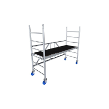 KRAUSE Monto Protec XS - ALU ÖSSZECSUKHATÓ GURULÓÁLLVÁNY 2,90 (39kg) létra és állvány