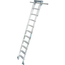 KRAUSE Stabilo lépcsőfokos polclétra T-sínes rendszerhez, 1x10 (815651) létra és állvány