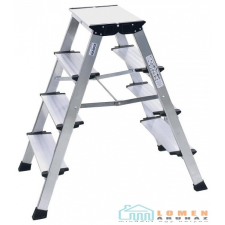  KRAUSE Treppo két oldalon járható fellépő 4 fokos 126047 létra és állvány