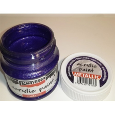  Kreatív akrilfesték Pentart metál 50 ml ezüstlila akrilfesték