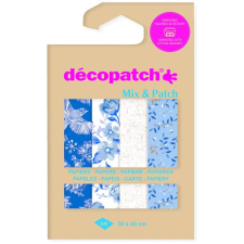  Kreatív decoupage papír Clairefontaine Décopatch 4 mintával ref. DP031C decoupage papír