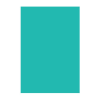 Kreatív dekorgumilap A/4 2 mm türkiz