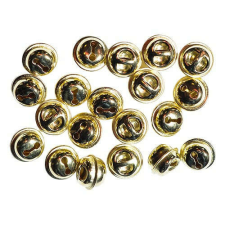 Kreatív Junior csengő, arany, kerek, 14mm, 20 db/csomag karácsonyi dekoráció