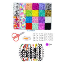  Kreatív karkötő készítő készlet 4000 elemmel - Végtelen lehetőségek kreatív és készségfejlesztő