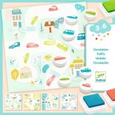  Kreatív nyomdakészlet - Forgalmi rend - Traffic kreatív és készségfejlesztő