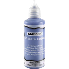 Kreatív üvegmatrica festék Stanger 80 ml azúrkék üvegfesték