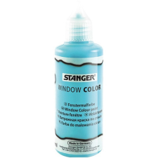 Kreatív üvegmatrica festék Stanger 80 ml világoskék üvegfesték