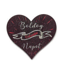 Kreativpartner Fa tábla - Boldog Valentin napot dekorációs kellék