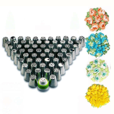  Krém- és habkinyomófej - fém - többféle - 1 darab sütés és főzés