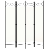  Krémfehér 4 paneles paraván 160 x 180 cm
