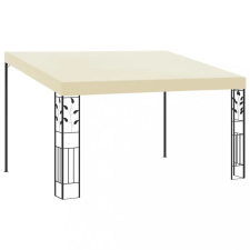  Krémszínű falra szerelhető pavilon 4 x 3 x 2,5 m kerti tárolás