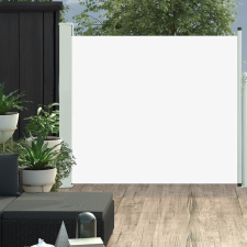 Krémszínű kihúzható oldalsó teraszi napellenző 100 x 300 cm kerti bútor
