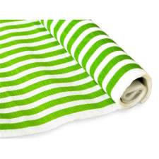 Krepp-papír Jolly 50x200 cm 28g/m2 fehér zöld csíkos decoupage papír
