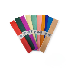  Krepp papír szett 10 szín/cs dekorációs kellék