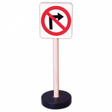  KRESZ-tábla (jobbra kanyarodni tilos) ajándéktárgy