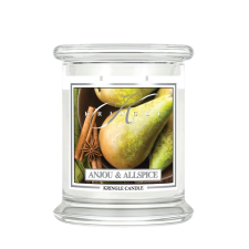Kringle Candle Anjou & Allspice illatgyertya közepes 2 kanóc (411 g), gyertya