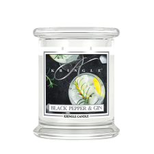 Kringle Candle Black Pepper Gin illatgyertya közepes 2 kanócos (411 g), gyertya