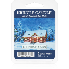 Kringle Candle Christmas Cabin illatos viasz aromalámpába 64 g gyertya