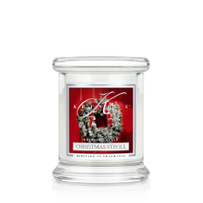 Kringle Candle Christmas Stroll illatosított gyertya mini 1 kanóc (127 g), gyertya