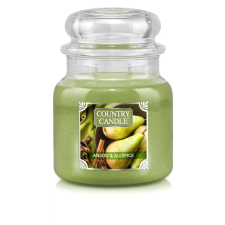 Kringle Candle Country Candle Anjou & Allspice illatgyertya közepes 2 kanóc (453 g), gyertya