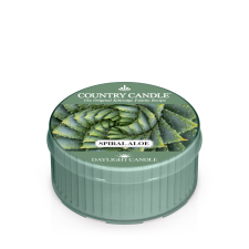 Kringle Candle Country Candle Spirál Aloe illatgyertya (42 g), gyertya