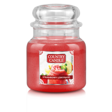 Kringle Candle Country Candle Strawberry Lemonade közepes 2 kanócos illatgyertya (510g), gyertya