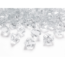 Kristályjég, színtelen, 25 x 21 mm (1 pkt / 50 db.) party kellék