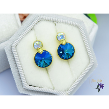  Kristályköves  fülbevaló Ketrin -14K fülbevaló