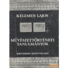 Kriterion Művészettörténeti tanulmányok antikvárium - használt könyv