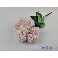  Krizantém 7 ágú selyemvirág csokor D8,5cm M41cm - Rózsaszín dekorációs kellék