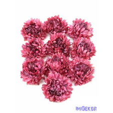 Krizantém selyemvirág fej 6-7 cm - Antik Pink dekoráció
