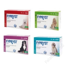 Krka Fypryst kullancs bolha csepp kutyának M 10-20 kg élősködő elleni készítmény kutyáknak