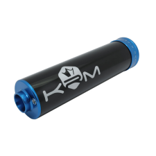 KRM Kipufogódob KRM 90 - 110 fekete - kék egyéb motorkerékpár alkatrész