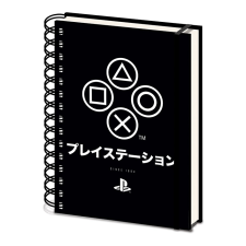 Kroužkový jegyzetfüzet A5 PlayStation Onyx füzet