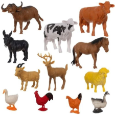 Kruzzel 24854 Set of farm animals 12 pcs (24854) játékfigura