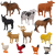 Kruzzel 24854 Set of farm animals 12 pcs (24854)