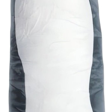 Kruzzel Kutyusos plüsspárna, 70 cm, szürke-fehér lakástextília