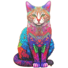 Kruzzel Macska fa puzzle, 130 darabos (00022878) puzzle, kirakós