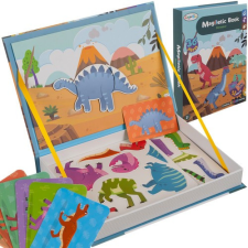 Kruzzel Układanka magnetyczna- dinozaury 24730 puzzle, kirakós