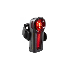 KRYPTONITE Incite XR USB-ről tölthető hátsó lámpa, 6 LUX, fekete kerékpár lámpa