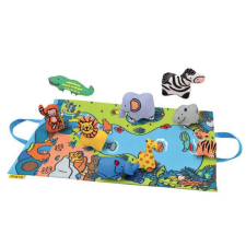 Ks Kids Dzsungel játszószőnyeg, állatfigurákkal játszószőnyeg