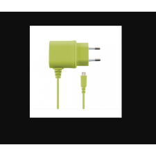 KSIX Micro-USB Hálózati töltő - Zöld (5V / 1A) (KSIX B1740CD02VI) mobiltelefon kellék