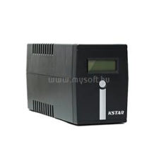 KSTAR Micropower 800VA, AVR, IEC Sockets, USB, LCD (KSTARMP800VALCD) szünetmentes áramforrás
