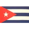  Kuba zászló kicsi 30 x 45 cm zászlórúdon