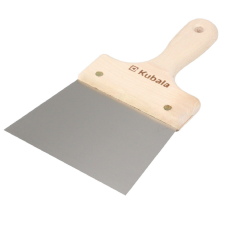 KUBALA 140mm rozsdamentes gipszelő spatulya építőanyag
