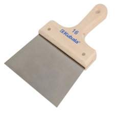 KUBALA 160mm rozsdamentes gipszelő spatulya építőanyag