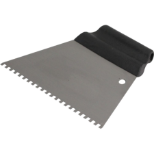 KUBALA 180mm 4x4mm Inox trapéz körmös spatulya építőanyag